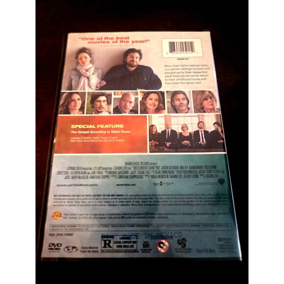 This Is Where I Leave You DVD - Picture 2 of 2